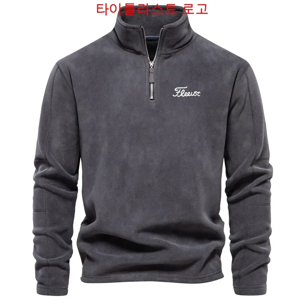 

Brand Titlesit Golf Wear Autumn Winter Men's Fleece Golf Jacket Windbreaker Golf Coat Outdoor Cold-Proof Thicken Golf Overcoat