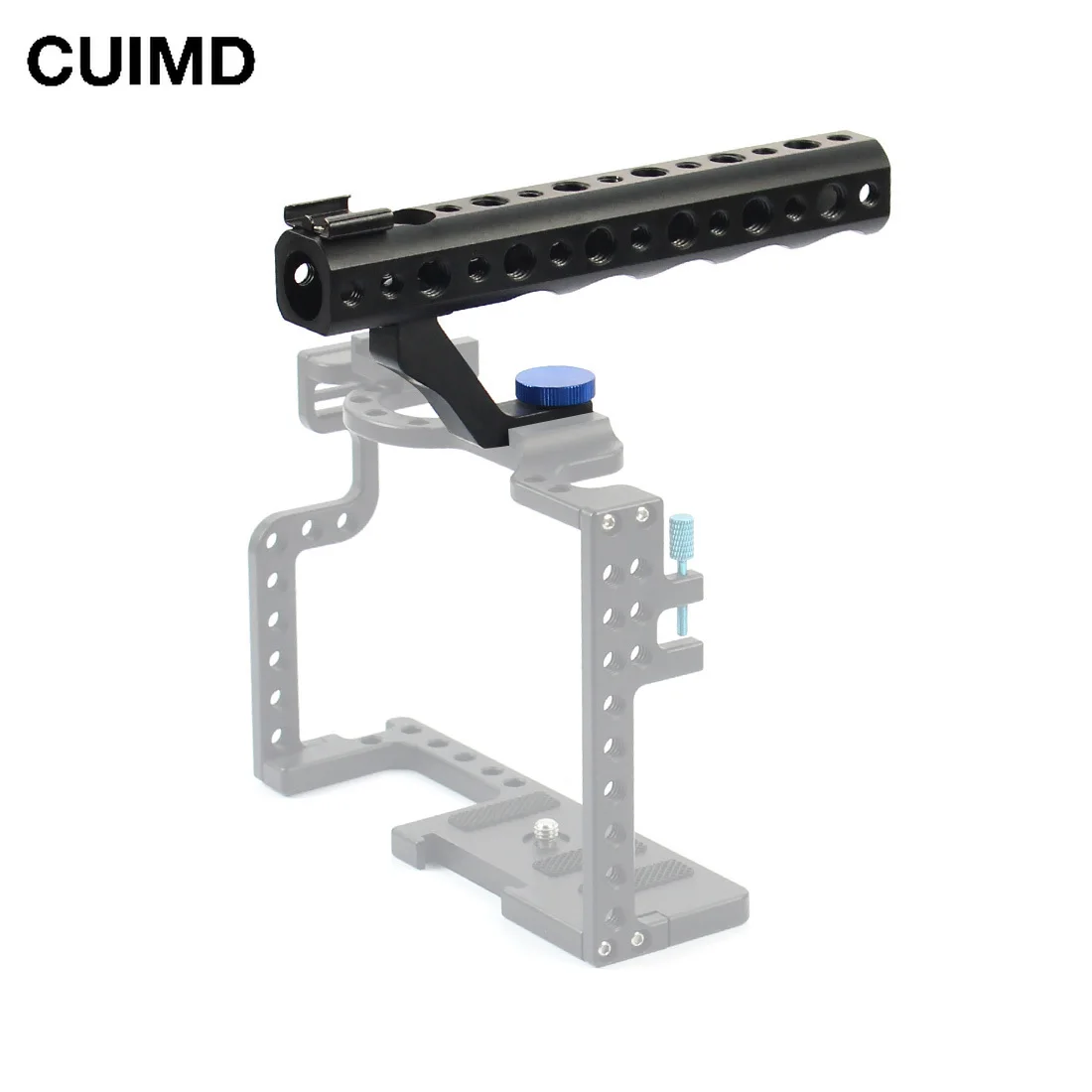 Impugnatura Superiore A Sgancio Rapido 28Mm Con Slitta Calda 1/4 "3/8" Per Dslr Camera Cage Rig Colpo Ad Angolo Basso Per Sony A6500 Gh5 G85 A7Riii