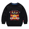 Fireman Sam 3-10Years Kids Cotton Sweatshirt Boys Cartoon Firefighter Hoodies Kids Autumn Clothes Children's Long Sleeve Tops