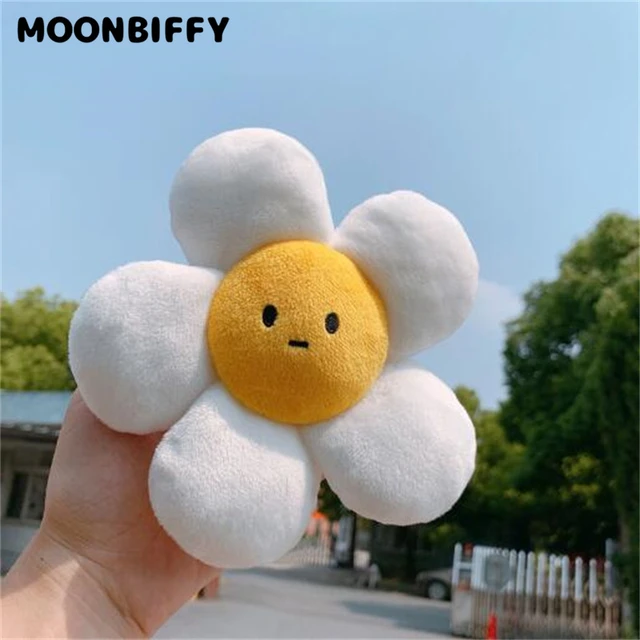 Plush Keychains Cute Sun Flower Car Key Chain New Sunflower Plush Keychain  Women Bag Pendant Accessories Keyring Gift 가방키링 - AliExpress