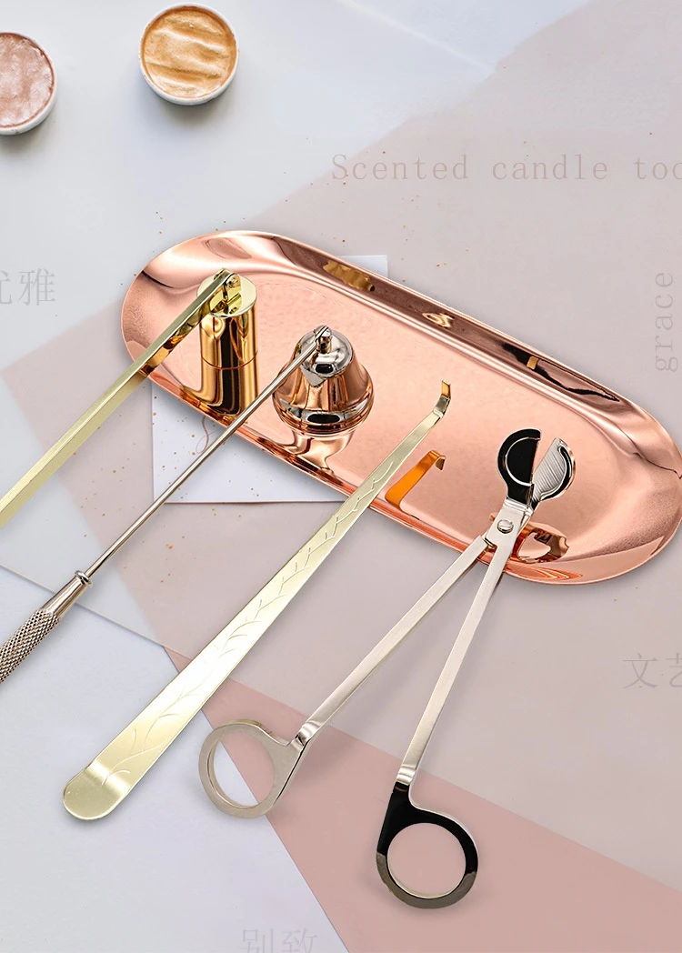 Description Picture 2 of itemCandle Extinguishing Tool Candle Bell Aromatherapy Wick Cutting Wax Candle Accessory Set Wedding Home Decor