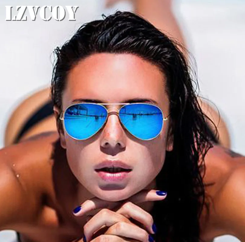 Mode Polarisierte Sonnenbrille F Männer Retro Großen Rahmen Strand Sonnenbrille Dame Pilot Sonnenbrille Weibliche Driving Shades_voghion.com
