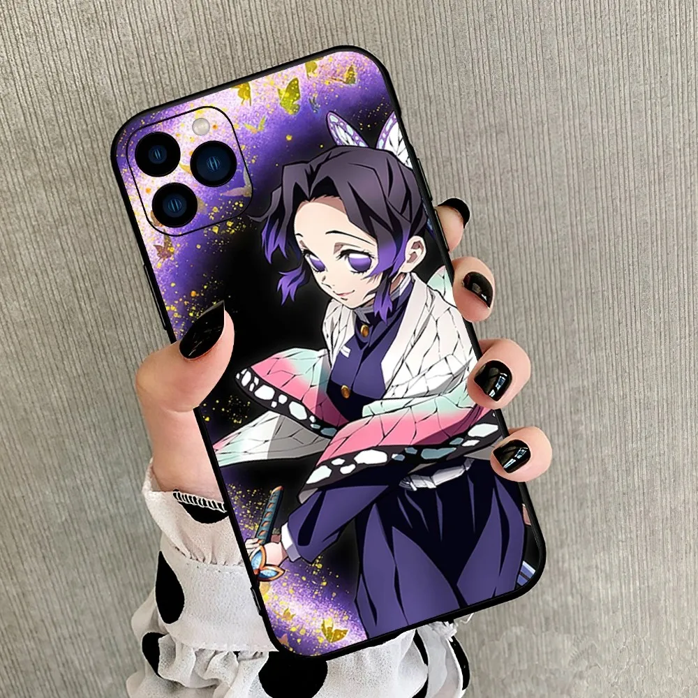 thumbnail image 1 of Bilinbili-funda de teléfono de Anime Demon Slayer Sanemi, carcasa para iPhone 8, 11, 12, 13, 14, 15, Mini, X, XR, XS PRO MAX Plus, 1 of 5
