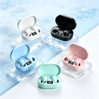 Auricolari Bluetooth wireless originali TWS con cancellazione del rumore e microfono, compatibili con smartphone.
