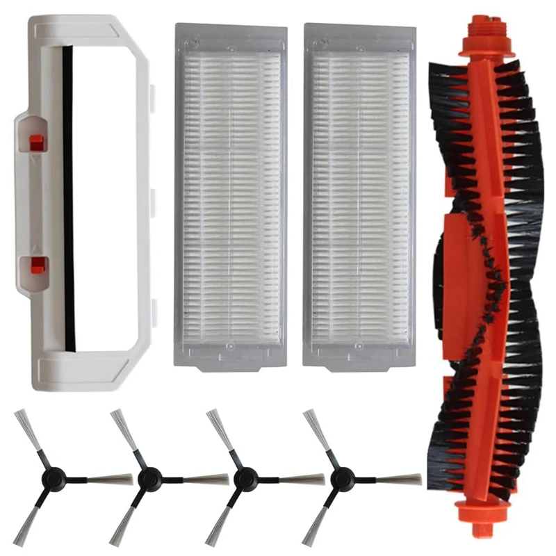 

Запасные части, набор аксессуаров для робота-пылесоса Coredy SL200, включая фильтры, крышки кисти, детали