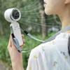2025 New Hanging Neck Outdoor 180 Degree Folding Desktop Mini Fan Hand-held Folding High-speed Powerful Turbo Fan 4