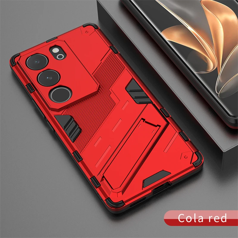 Phone Holder Case For Vivo V29 Case Bumper Anti-knock Armor Full