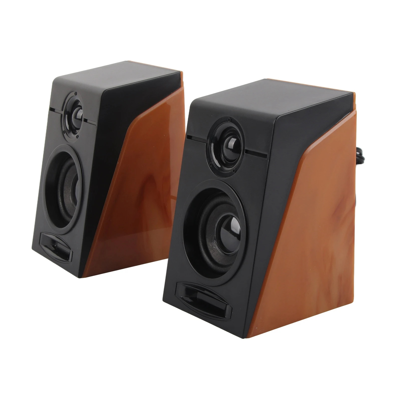 ZK30 PC Speakers HiFi Deep Bass Adjustable Volume Plug and Play Desktop Speakers for TVs Computers Laptops Phones