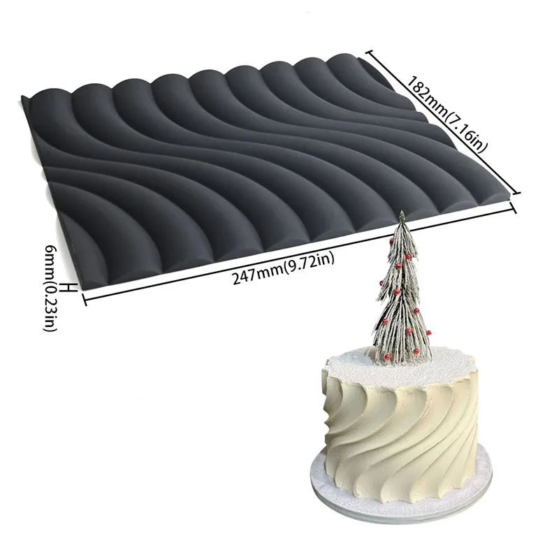 Reusable Silicone Baking Mold for Decorative Pastries and Desserts