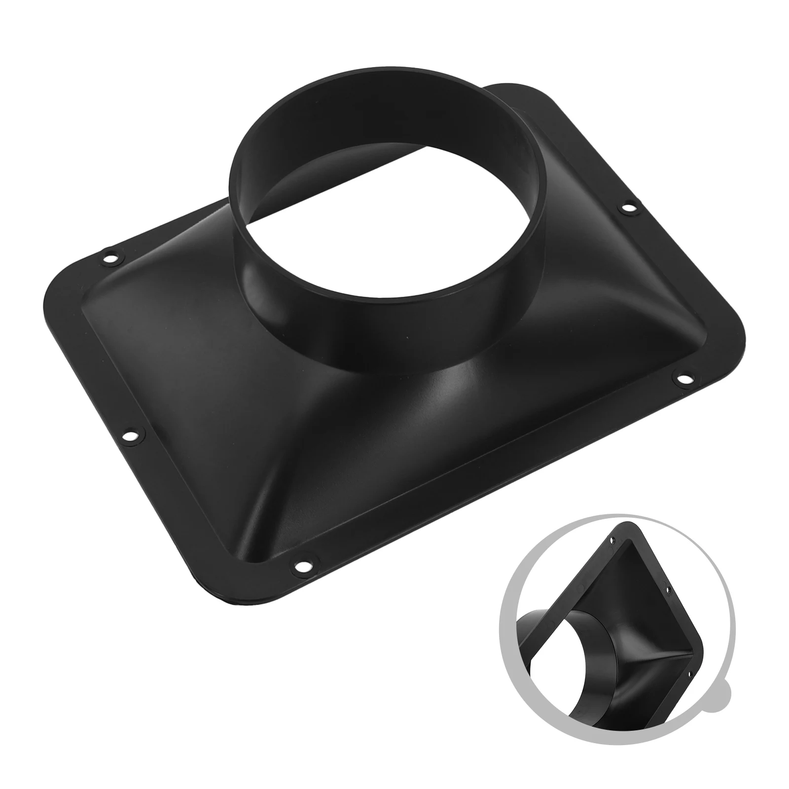 

1pc Long Duct Fan Hose Adapter Wall Flange Vent Connector Hood Ventilation Watertight Wall Mounting Kitchen Tools Accessories