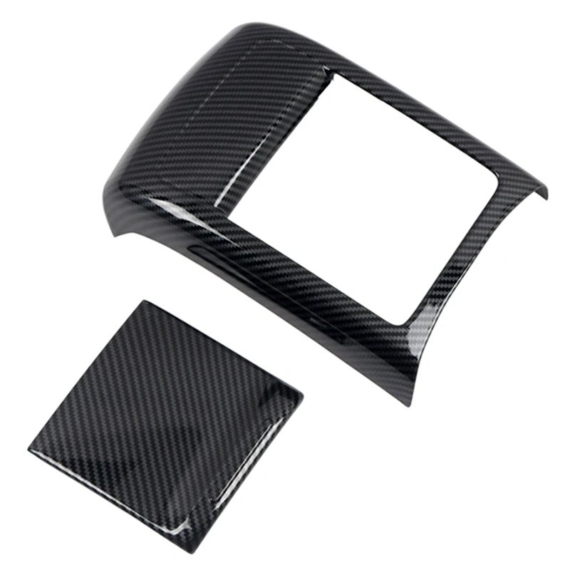 

Автомобильная рамка для вентиляционного отверстия заднего кондиционера из углеродного волокна, Противоударная панель, обшивка ABS для Subaru WRX / WRX Sti 2015-2017