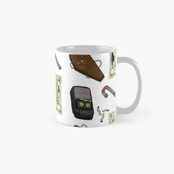 

Magnus Archives Icons Classic Mug Printed Picture Photo Coffee Design Gifts Cup Tea Image Simple Handle Round Drinkware