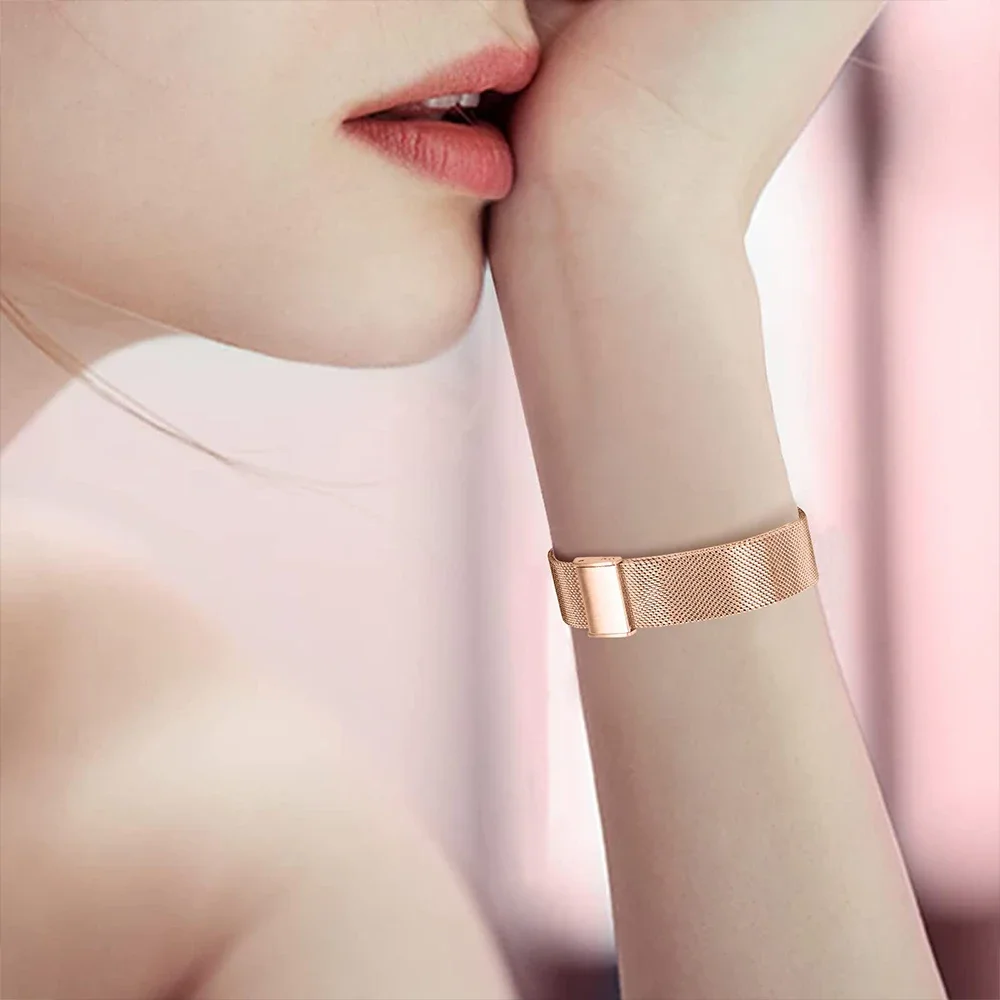 Elegant Slim Metal Milanese Watch Strap Bracelet