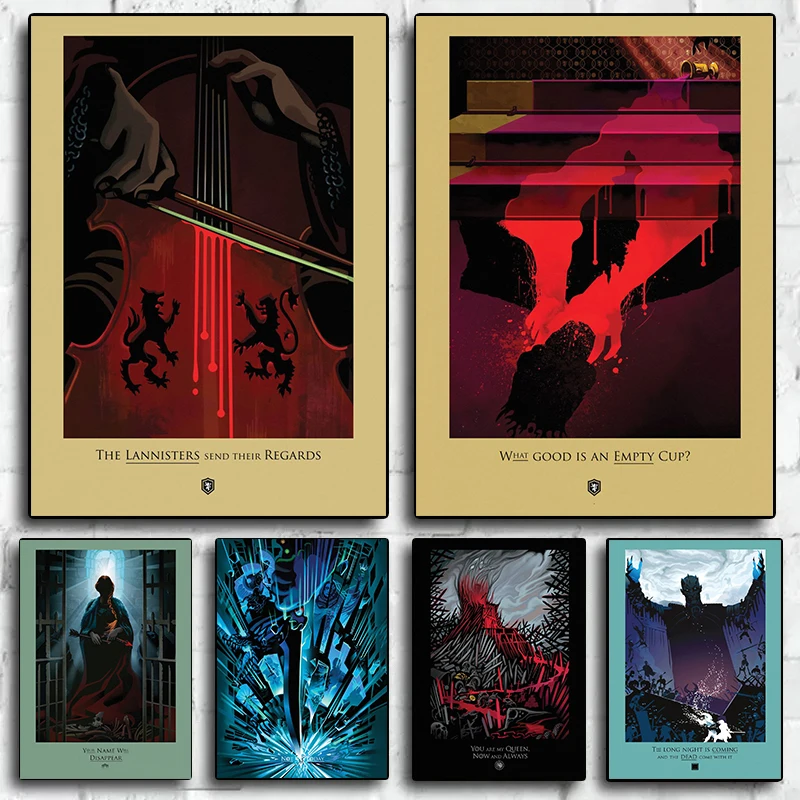 

Beautiful Death Collection Posters and Prints Canvas Printing Vintage Wall Minimalist Art Picture for Living Room Home Decor