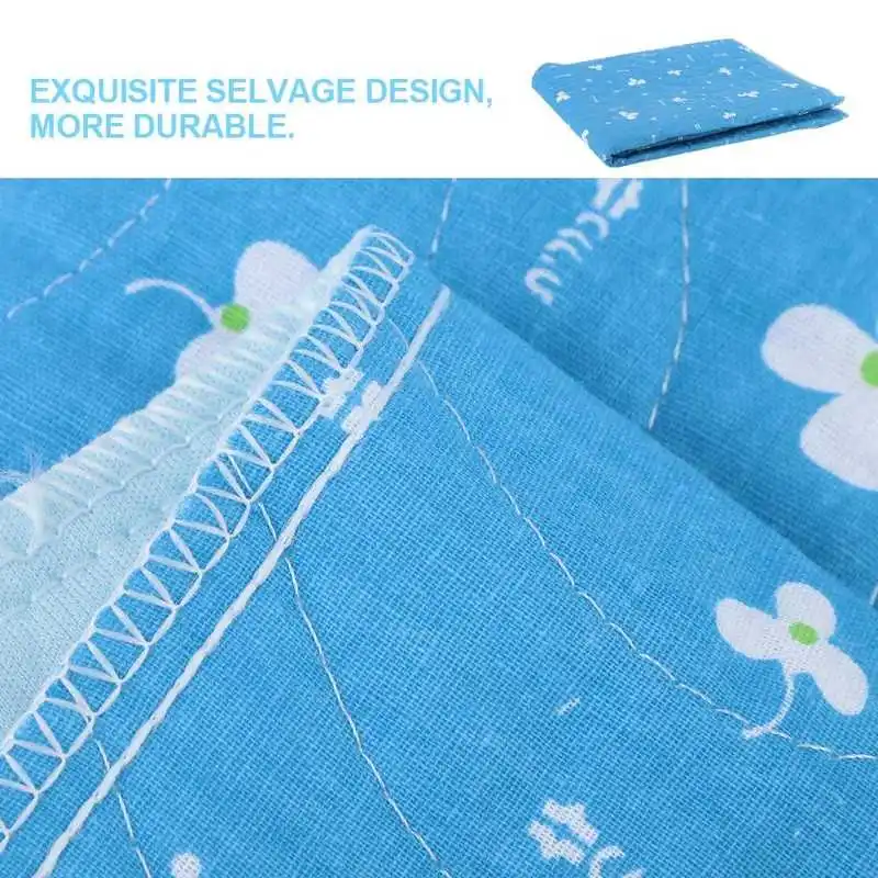 Reusable Washable Pad Four-layer Non-slip Adult Changing Pad Incontinence Pad Absorbent Cotton Bed Pads for Elder Children 6