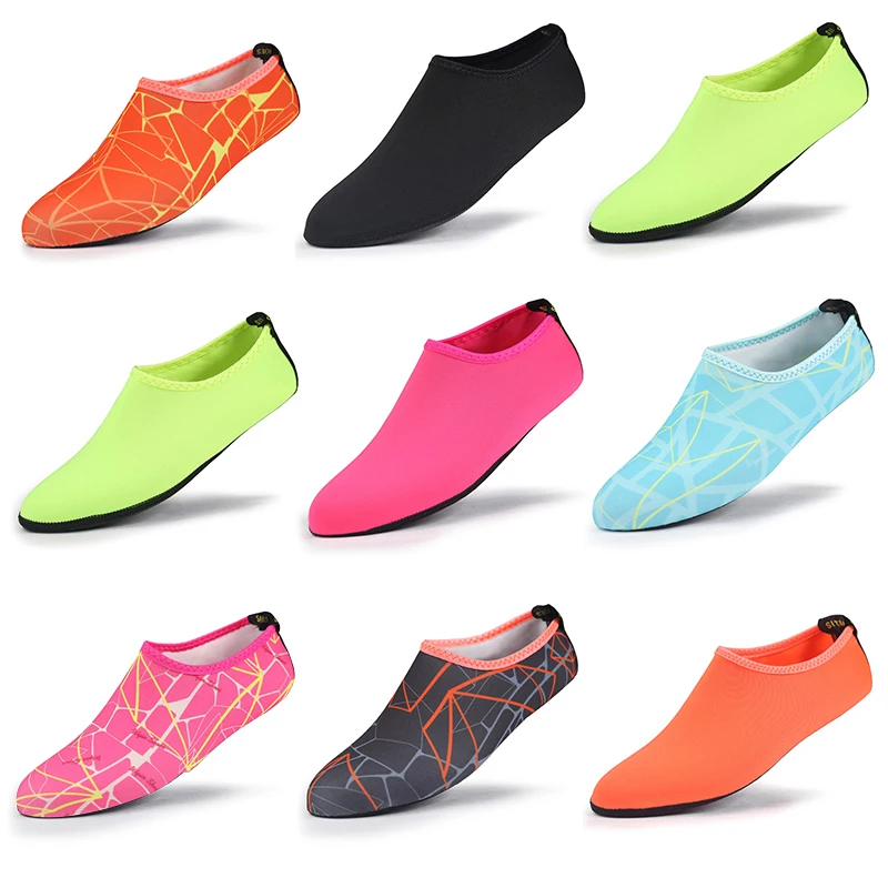 Water Shoes Non-Slip Unisex Swimming Diving Socks Summer Beach Sandal Flat Slipper For Men Women