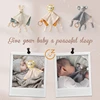 Soft Appease Towel Baby Rattle Crochet Animals Toy Soothe Reassure Sleeping Blankie Towel Lathe Hanging Educational Toddler Toys 6