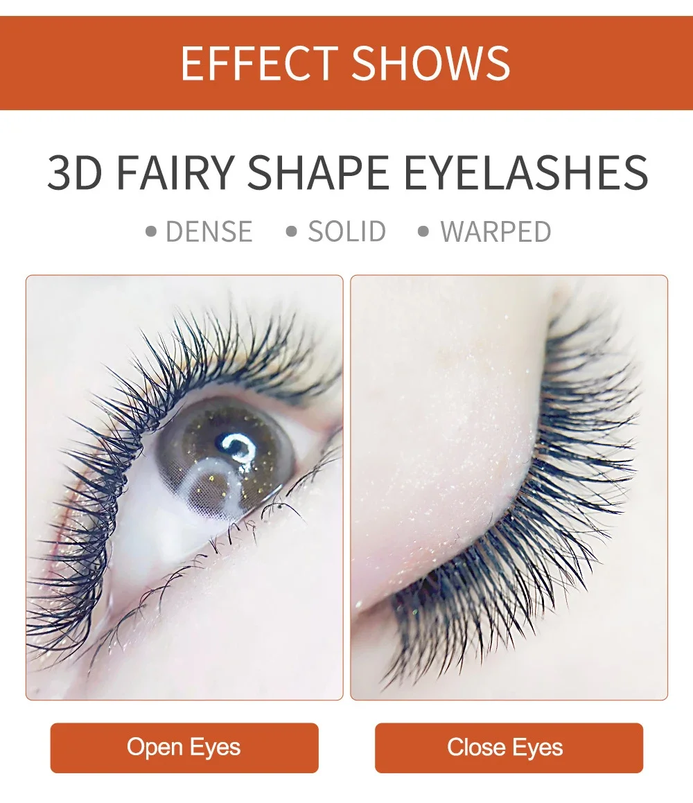 3D Fairy 0,05 Dicke W-Form Wimpern Easy Fan 5D Wimpernverlängerungen Volumen C D Curl Natürliche Weiche Falsche Wimpern Einzelwimpern – Detail 9