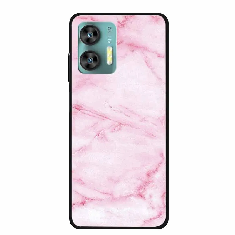 Colorful Marble Space TPU Silicone Soft Back Cover Case - Fashionable Protective