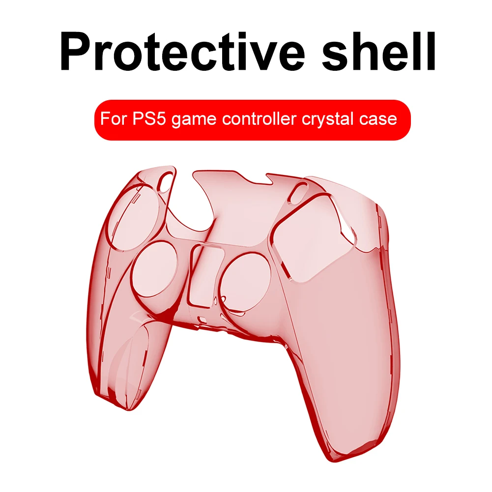 Ultra Slim Transparent Crystal Protective Case For PS5 DualSense Controller PC Cover Gaming Accessory for Sony Playstation5