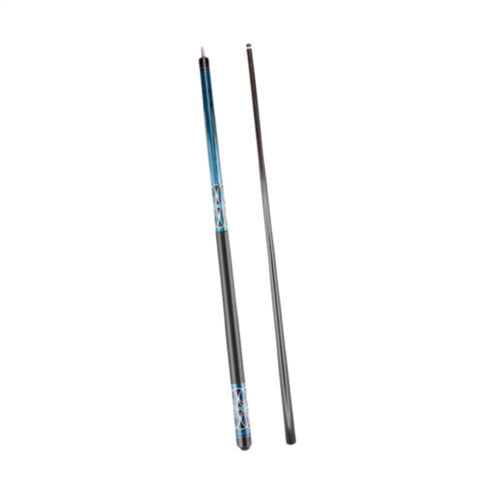 Pool Cue Carbon Fiber Nine Ball Pool Cue Portable Segmented Full Size 58inch Billiard Cue for Adults Beginners Practice Training