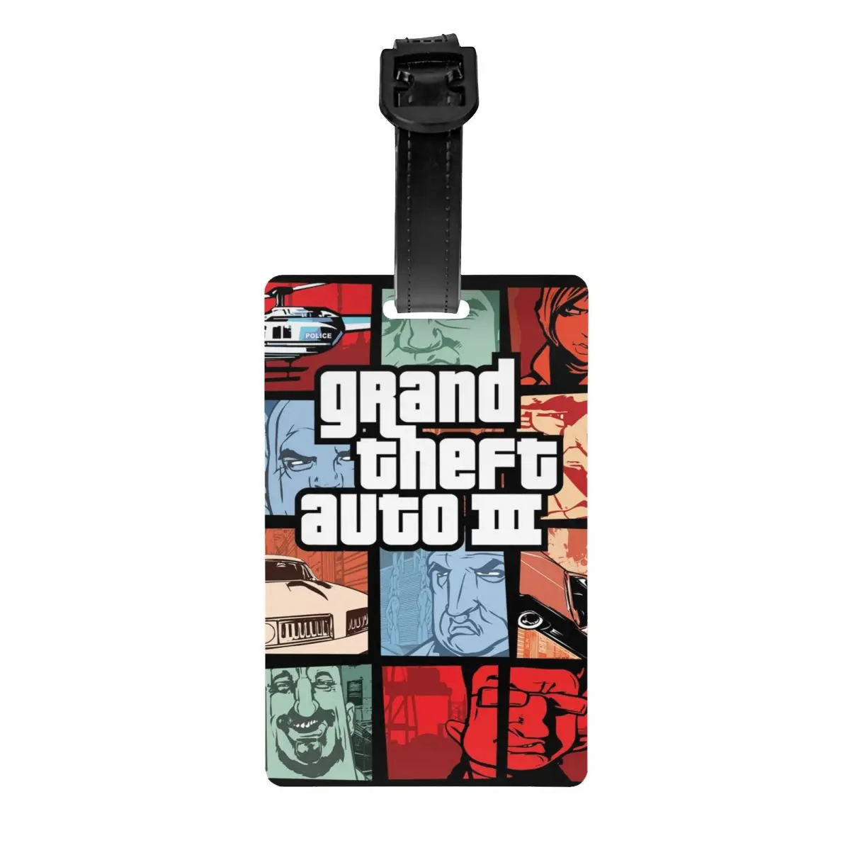 

Grand Theft Auto Luggage Tags for Suitcases GTA Adventure Game Privacy Cover ID Label