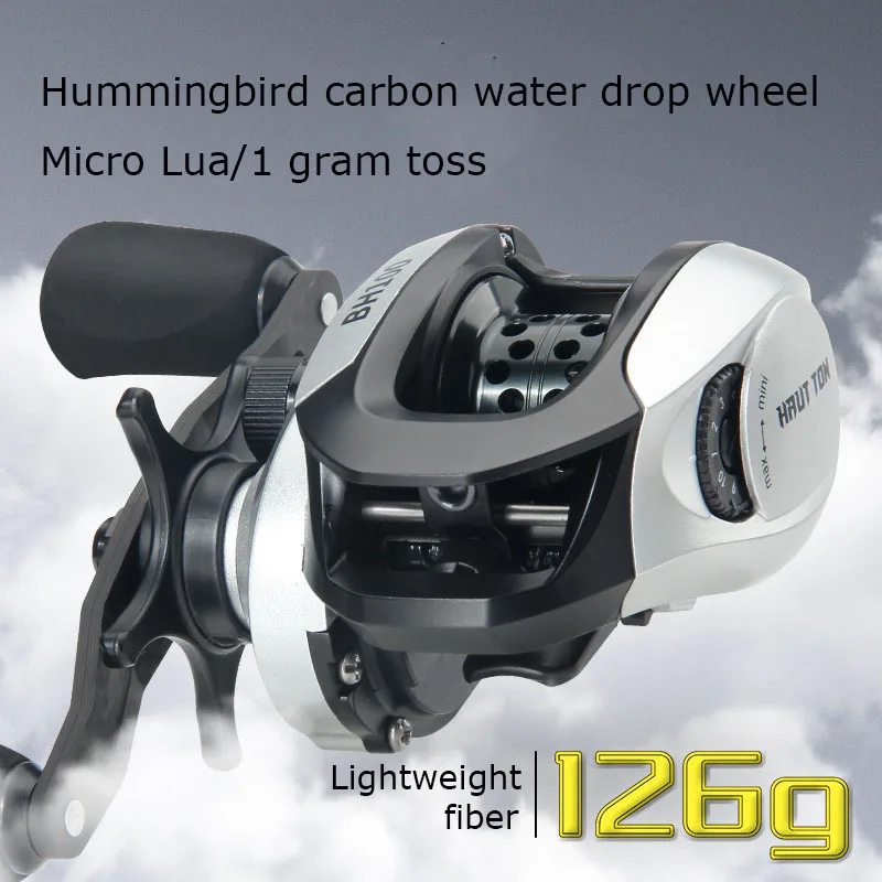 Baitcasting Reel,Baitcasting Reels High .3:1 Gear Ratio,Baitcaster Fishing Reel Brake System Baitcast Drag Right Left Hand Freshwater Saltwater