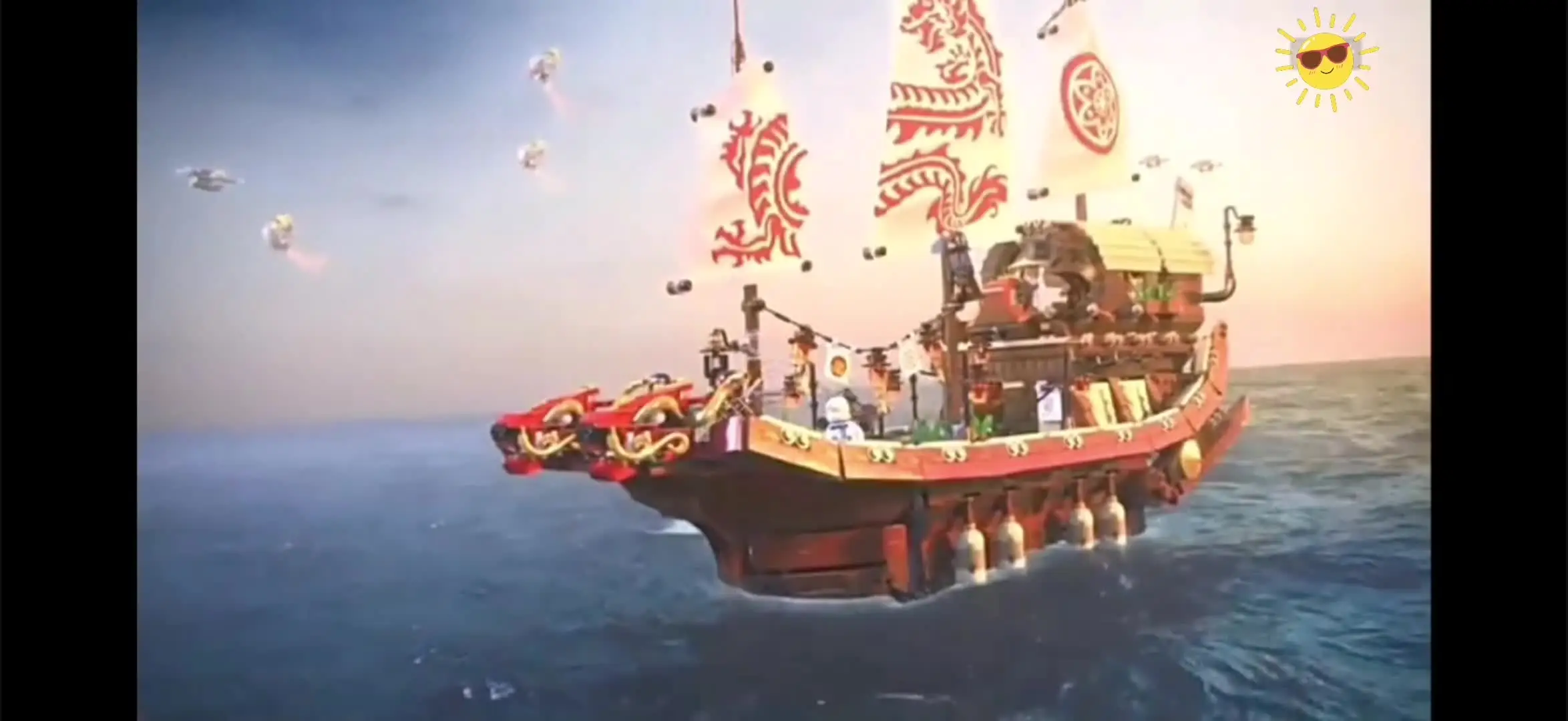 Конструктор Ninja Ship из пластика 2338 деталей