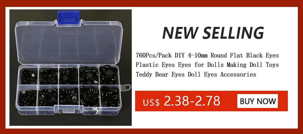 60Pcs/Set HOT New Doll Safety Eyes for DIY Toy Eyes Animal Toy Puppet Making Dinosaur Eyes DIY Craft Accessories DIY Toy Eyes