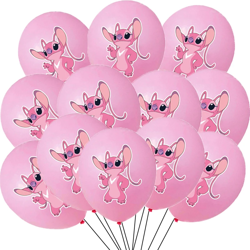 10PCS 12Inch Disney Lilo and Stitch Latex Balloon Set Globo Boy Girl's  Birthday Party Baby Shower Party Decorations Kid Toys - AliExpress
