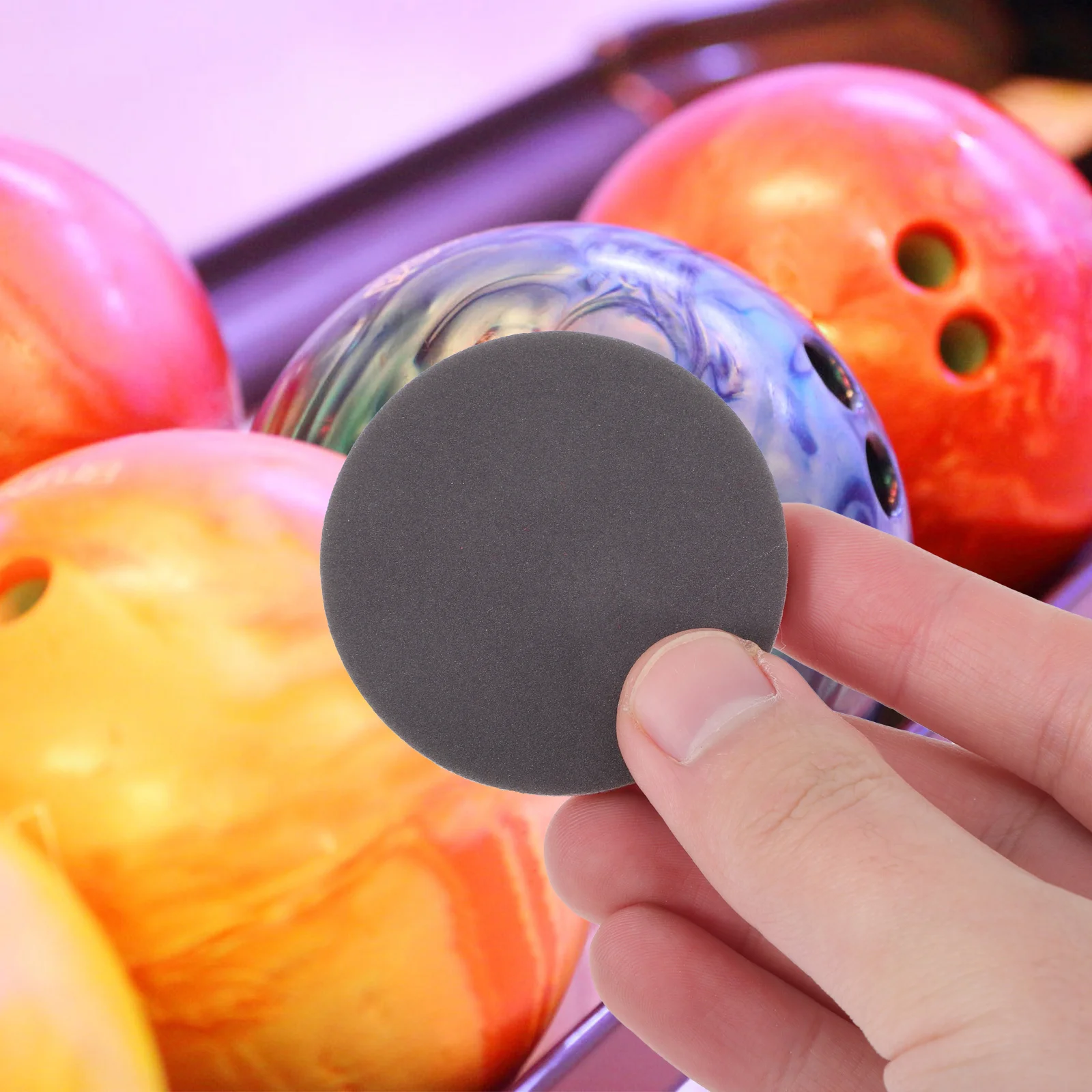 8Pcs Bowling Sanding Pads Polishing Bowling Clean Pads Daily Use for Balls bowling accessories bowling pad cleaner