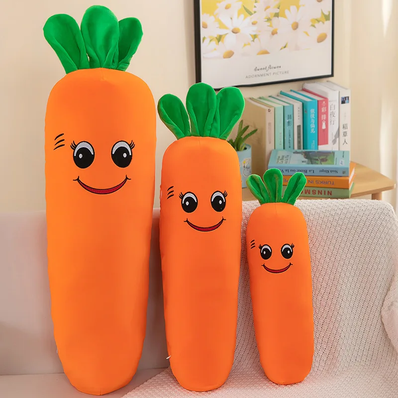 특대형 당근 플러시 베개, 큰 바디 허깅 베개, 수면용 다리 껴안는 인형, 껴안기 좋은 친구 선물