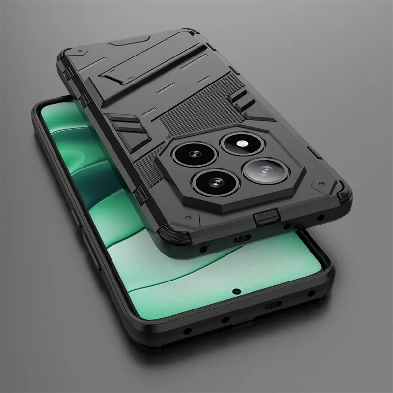 Armor Shockproof TPU Stand Holder Phone Case - Durable Back Cover