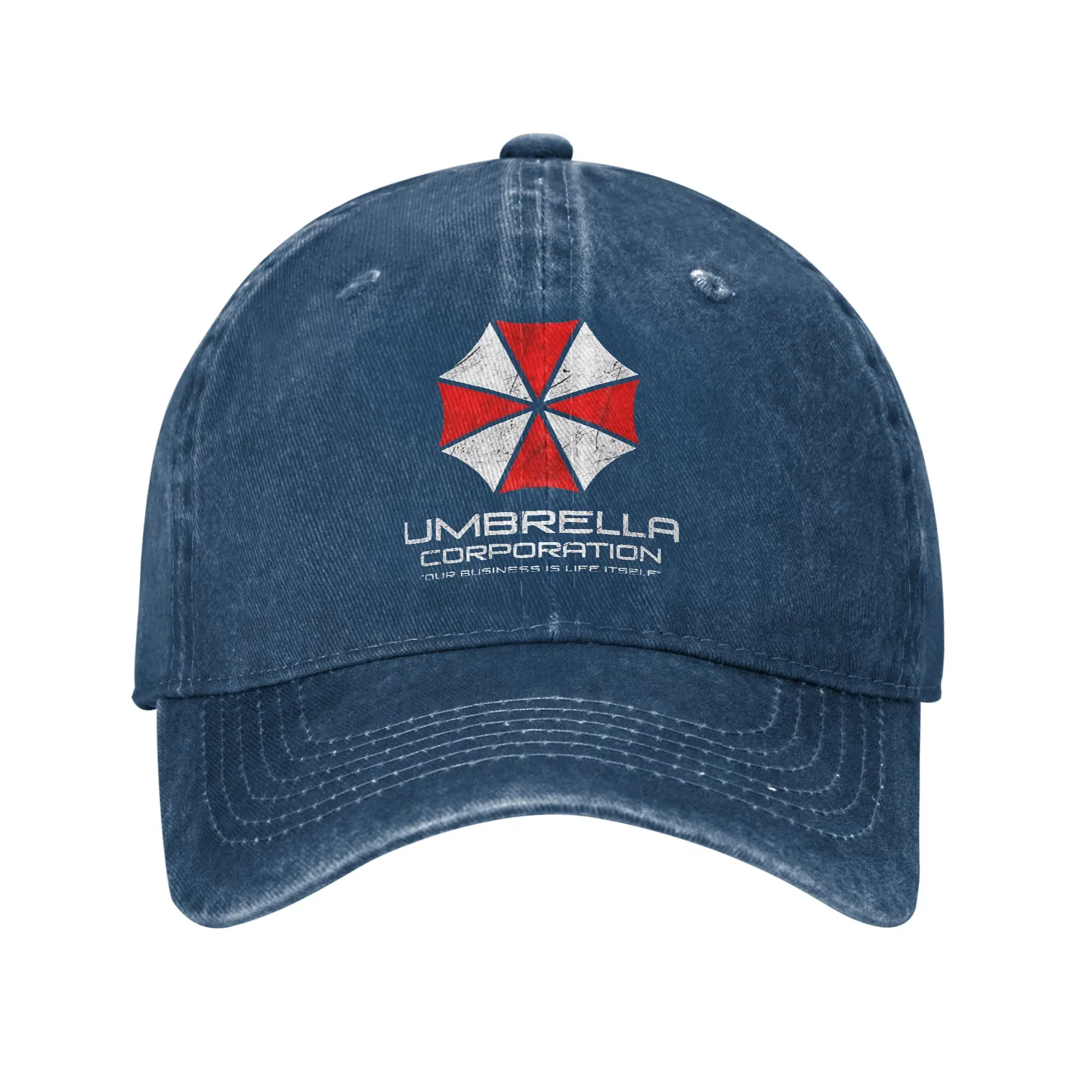 Umbrella Corporation Resident Evil 9 Requiem Lässige Baseballkappe Sommer-Trucker-Mütze Sonnenblendenhüte Y2K Süße Baseballkappen