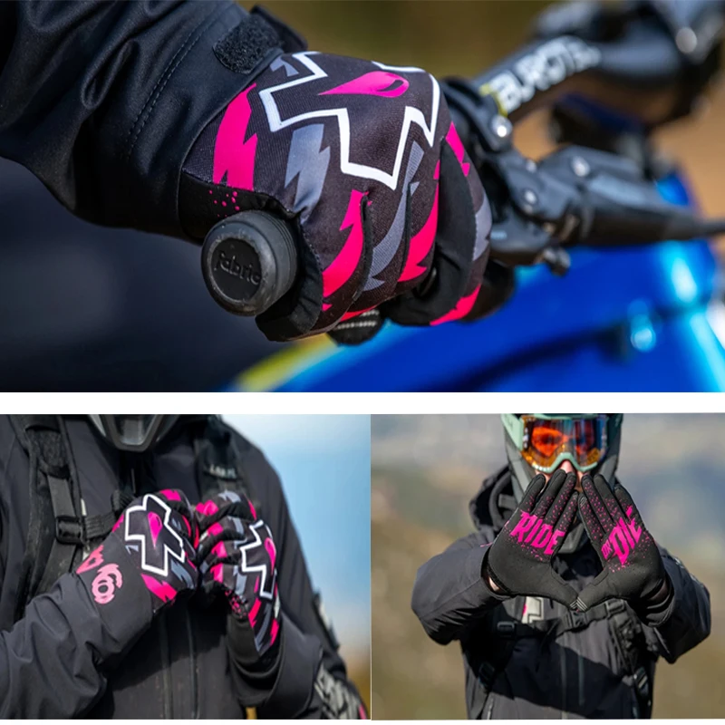Cycling Gloves Muc-Off Motocross Cycling Gloves Top Mountain Bike Mx Glove Motorcycle Bmx Gloves