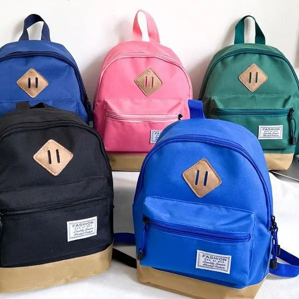 Kindergarten Kids Backpack 2025 Children's Bag Cute Boys' Canvas Backpack Girls Schoold Bags Children Travel Backpack 2