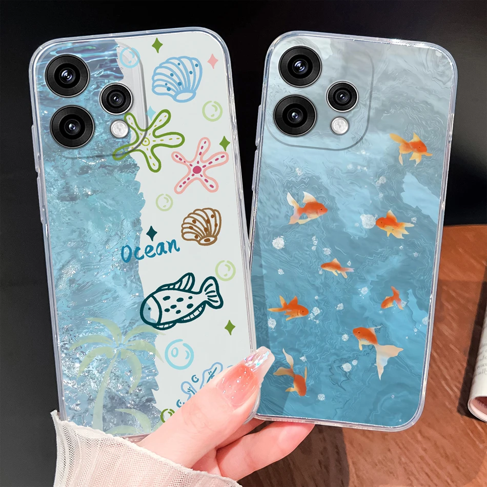Butterfly Pattern Soft Slim TPU Transparent Silicone Phone Case