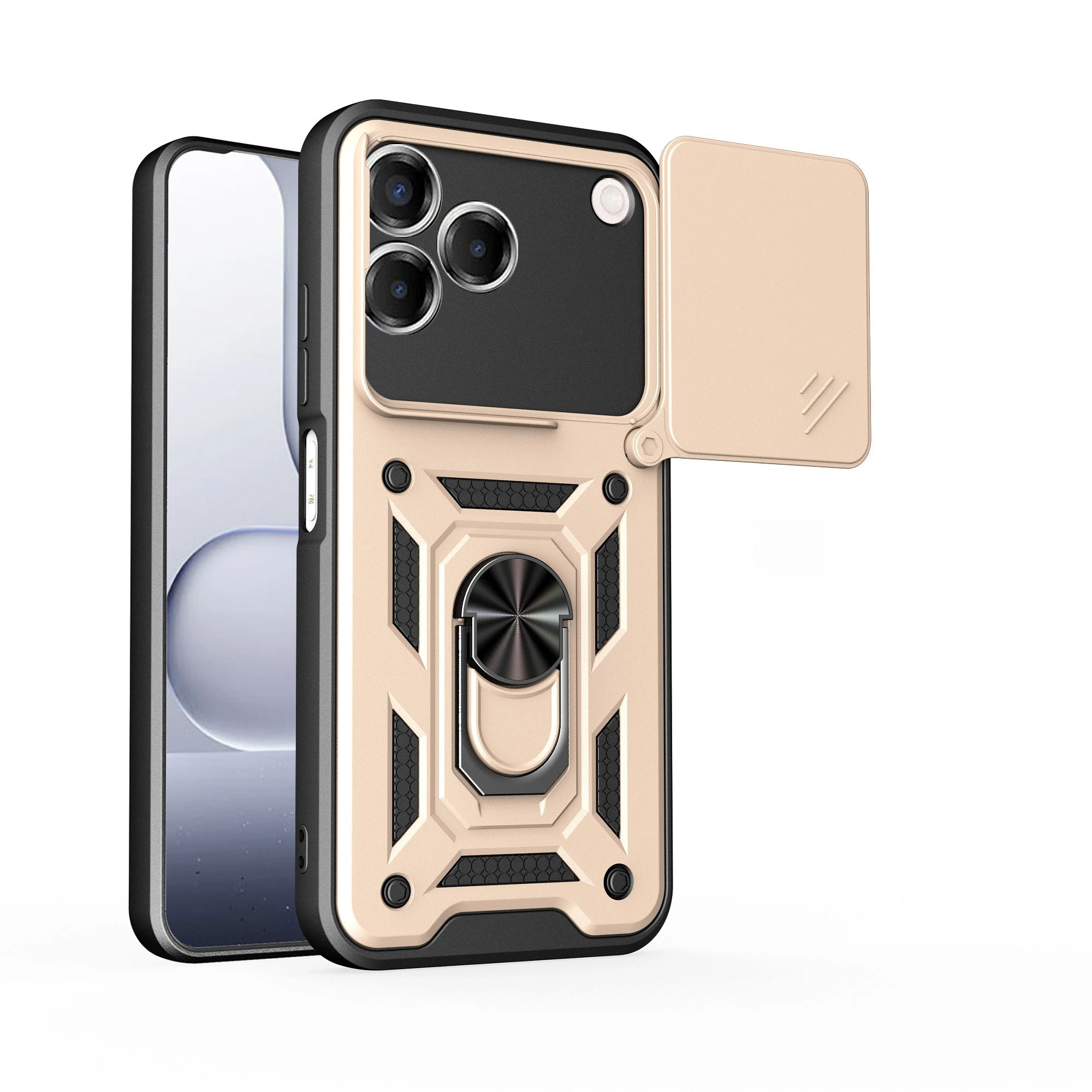 360° Rotating Magnetic Ring Holder Phone Case - Protective Cover with Nubia Design