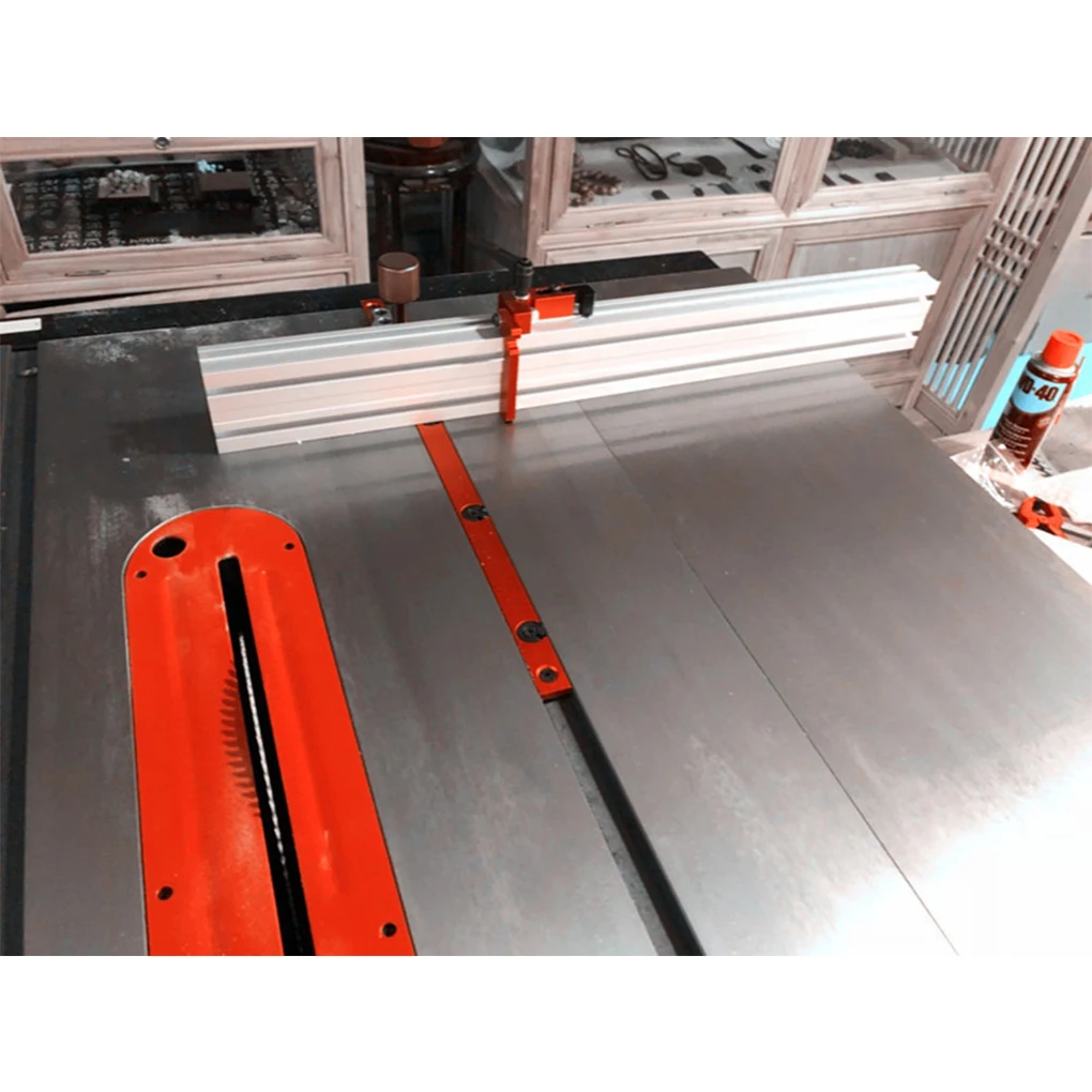

Woodworking Tool Waterproof Angle Miter Gauge 400 600 800mm Alluminium Fence Saw Cover Plates Ruter Table Insert Plate