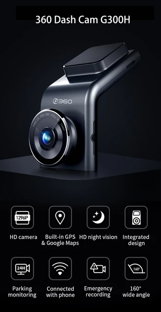 V50 Car WiFi Dashcam 4K Dashboard Camera with 2.0 inch 240 * 320 IPS Screen  360 Rotatable Lens G-Sensor - Front+Rear Camera Wholesale