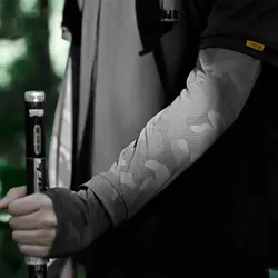 Men's UV Resistant Sun Protection Sleeve - One Size (Dark Gray1)