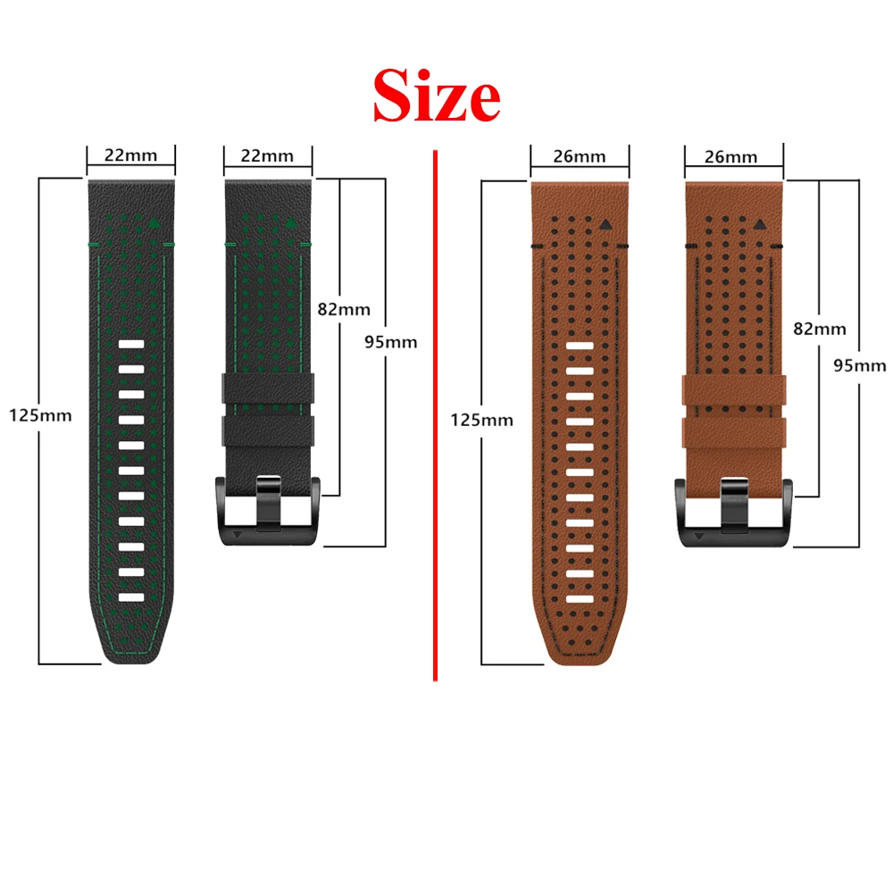 Premium Leather and Silicone Hybrid Watchband – Elegant and Durable Watch Bracelet