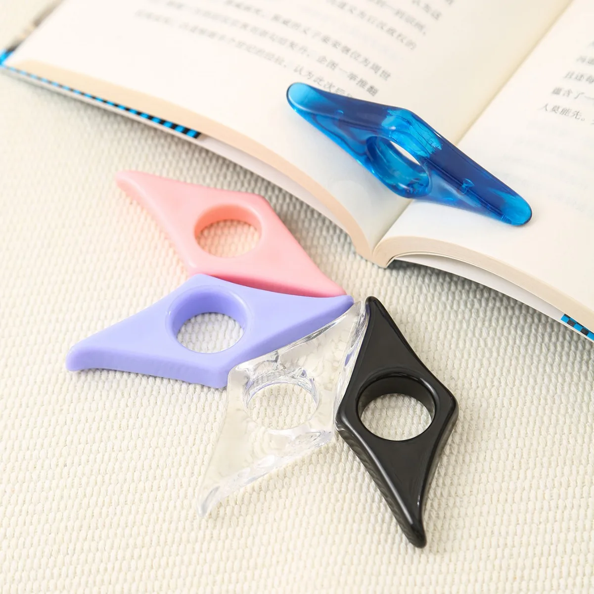 Thumb Book Support Plastic Press Bookmark Press Reading Aid