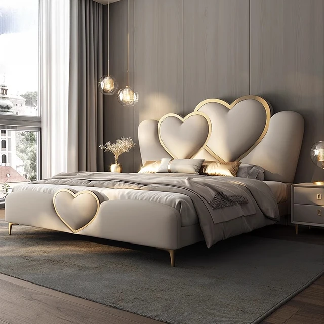 Princess New Chinese Beds Minimalist Lazy Design Comfortable Beds Storage European Aesthetics Wood Cama De Casal Home Furniture 2 Princess New Chinese Beds Minimalist Lazy Design Comfortable Beds Storage European Aesthetics Wood Cama De Casal Home Furniture 2