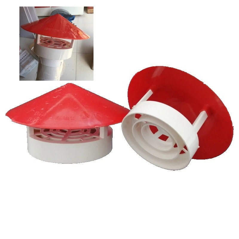 Pvc Roof Air Vent Grille 75mm 110mm 160mm Round Ducting Ventilation