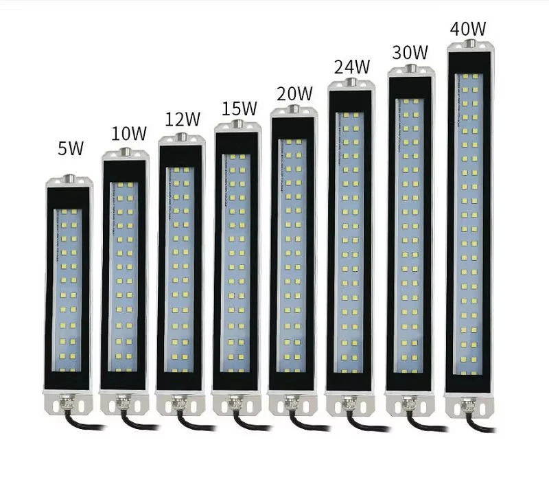 LED Workshop Light CNC Machine Tube Industrial Lighting LED Work Lamp for Machine Tools 220V 24V Aluminum Alloy IP68 Led Lamps