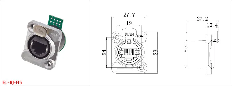 Description Picture 5 of itemCAT5e CAT6 Outdoor Waterproof RJ45 Connector 8 Pin Network LAN Ethernet Plug Splitter Transfer Head Socket Panel Signal Adapter