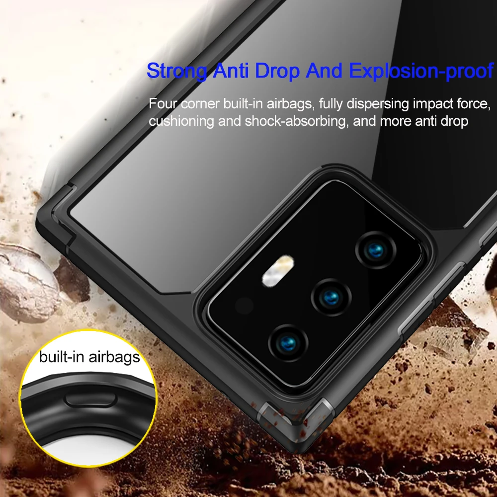 Case For Samsung Galaxy Note 20 Ultra Shockproof Phone Case For Samsung Galaxy Note 20 Anti drop Shell Transparent PC Back Cover 3
