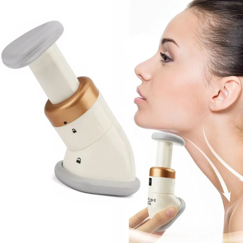 Chin Massage Neck Slimmer Neckline Exerciser Reduce Double Thin Wrinkle Removal Jaw Body Massager Face Lift Tools Neck Face Massager