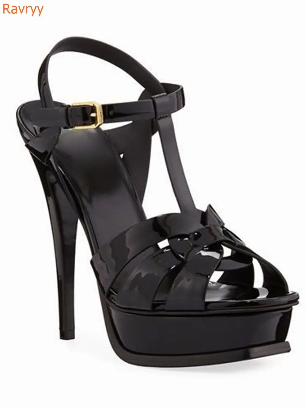 Women Sandals Women High Heels Platform Cross Strap Solid Peep Toe Thin Summer Sandals Slingback Ankle Strap Fashion Party Shoes